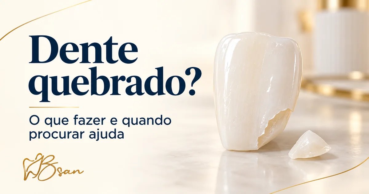 Dente quebrado: o que fazer e quando procurar atendimento